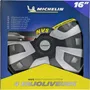 Michelin Lot de 4 enjoliveurs 16" NVS, ABS bi-color, finition vernie, clipsage facile - Enjoliveurs pour utilitaires