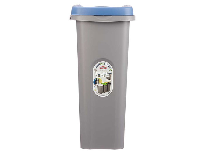 Stefanplast Corbeille à Papier avec Maintien de Sac 25L Bleu 24x51x39 cm (Set de 6)
