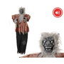 BigBuy Home Décoration d'Halloween Loup-garou Animé 120 cm avec Lumière et Son