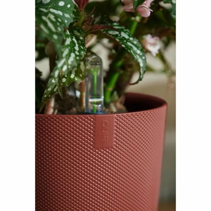 Elho Pot de fleurs Jazz Rond Rouge Ø 26 x H 24 cm
