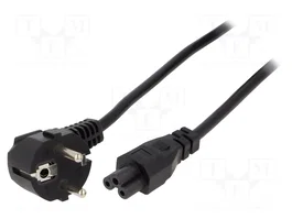 GEMBIRD Câble d'alimentation H05VV-F 3x1mm2 noir 3m