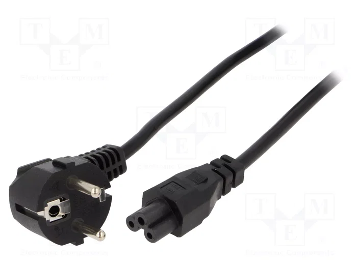 GEMBIRD Câble d'alimentation H05VV-F 3x1mm2 noir 3m GEMBIRD Câble d'alimentation H05VV-F 3x1mm2 noir 3m
