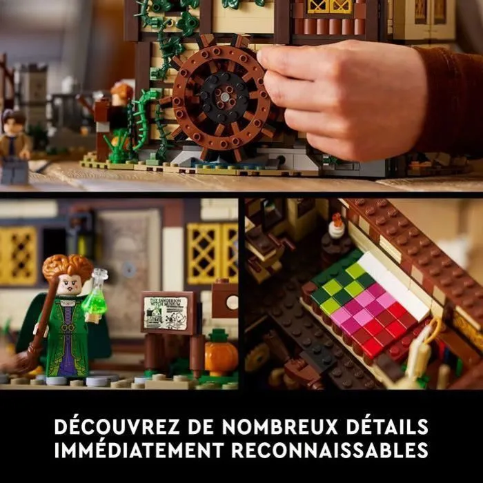Lego Ideas Hocus Pocus Disney - Le manoir des soeurs Sanderson 21341 - Set de construction pour adultes - Cadeau Halloween Lego Ideas Hocus Pocus Disney - Le manoir des soeurs Sanderson 21341 - Set de construction pour adultes - Cadeau Halloween