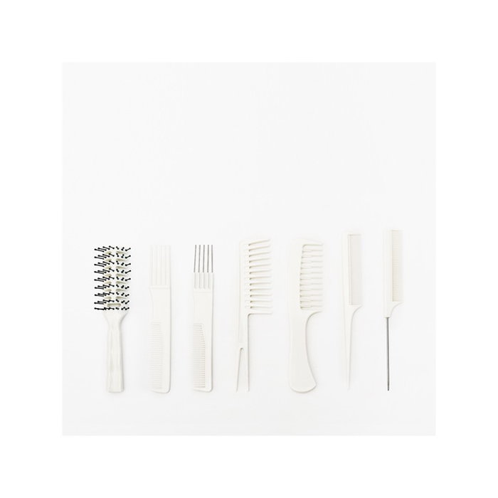 Bifull Set de Peignes Gea Blanc avec Fouda - Set Peignes et Fouda Bifull Set de Peignes Gea Blanc avec Fouda - Set Peignes et Fouda