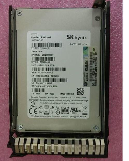 Hewlett Packard Enterprise 240 Go SSD SATA III 2,5 pouces SFF