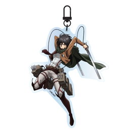 POPbuddies Porte-clés acrylique Mikasa Ackermann L'Attaque des Titans