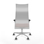 Piqueras y Crespo Chaise de Bureau Albacete XL Marron et Blanc