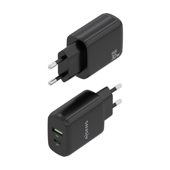 Chargeur mural Aisens A110-0924 Noir 33 W 50 W