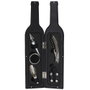The Concept Factory Coffret d'accessoires pour le vin 5 pièces en forme de bouteille