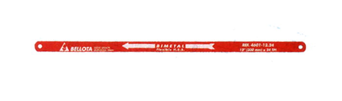 BELLOTA Lame de scie à arc 4601-12.24 professionnelle bimetal HSS M2 flexible BELLOTA Lame de scie à arc 4601-12.24 professionnelle bimetal HSS M2 flexible