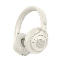Conceptronic ALVAH02C Casque Bluetooth sans fil avec réduction de bruit active ANC, couleur crème