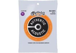 Martin Jeu de cordes acoustiques Authentic Flexible Core Silk & Phosphor 11-47