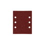 WOLFPACK LINEA PROFESIONAL Feuilles de ponçage rectangulaires Velcro 114x140 mm grain 40, pack de 10