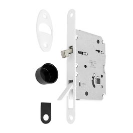 CERRAD/PICAP. MAGNETICOS Picaporte Magnétique WAVE E50 pour Porte Coulissante de Salle de Bain, Chrome Satiné