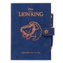ERIK - Carnet premium A5 avec stylo - Disney Le Roi Lion - 96 pages quadrillées - Couverture rigide velours, marque-page et poche