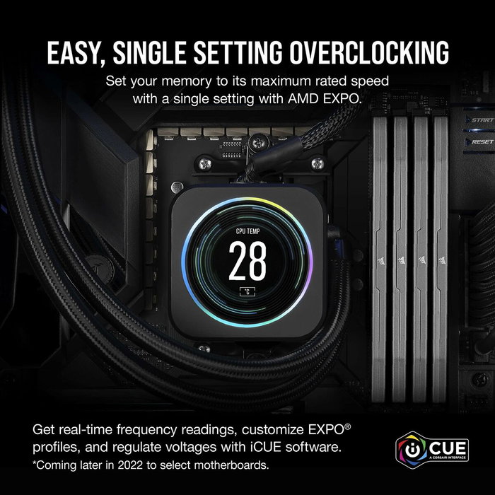 Mémoire RAM Corsair 64 GB DDR5 SDRAM DDR5 6000 MHz cl30 Mémoire RAM Corsair 64 GB DDR5 SDRAM DDR5 6000 MHz cl30