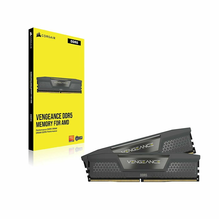 Mémoire RAM Corsair 64 GB DDR5 SDRAM DDR5 6000 MHz cl30 Mémoire RAM Corsair 64 GB DDR5 SDRAM DDR5 6000 MHz cl30