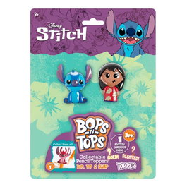 CyP Brands Blister de 3 Capuchons 3D Stitch Disney pour Stylos et Crayons