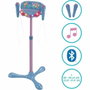 Lexibook Microphone Stitch sur pied ajustable avec enceinte Bluetooth