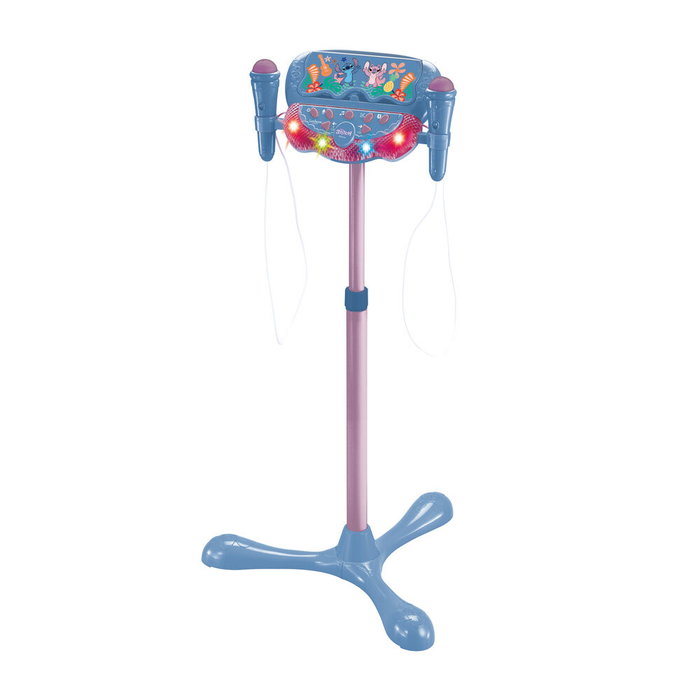 Lexibook Microphone Stitch sur pied ajustable avec enceinte Bluetooth