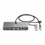 StarTech.com Hub USB-C/USB-A avec GbE et RS232 Gris espace