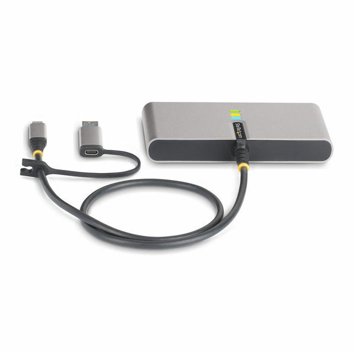 StarTech.com Hub USB-C/USB-A avec GbE et RS232 Gris espace