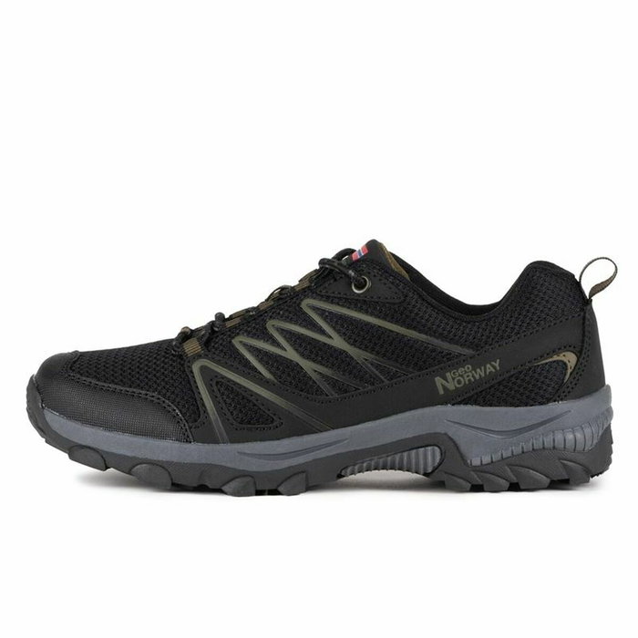 Chaussures de trail pour homme (course en montagne) Geographical Norway Noir Montagne