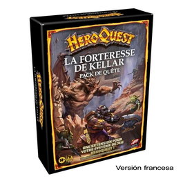 Hasbro Games Heroquest Extension The Bastion Kellars Keep - Jeu de plateau en français - 17 miniatures, 10 scénarios, monstres et pièges - Réf. F4543