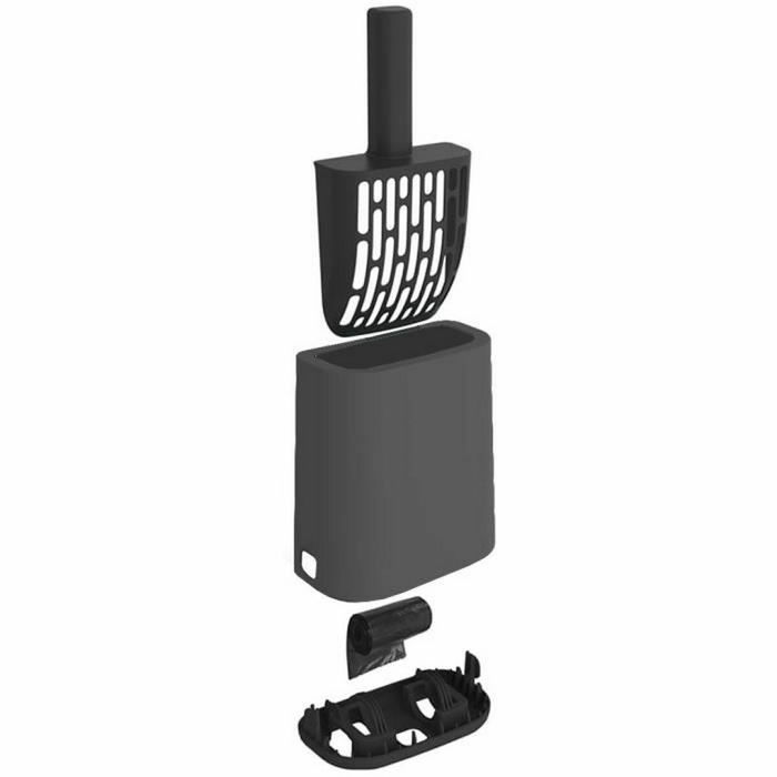 Pelle ramasse poussière Rotho My Pet Anthracite Plastique recyclé