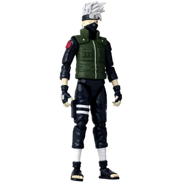 Bandai - Figurine Anime Heroes Naruto Shippuden Kakashi Hatake (Fourth Great Ninja War) - 17 cm - Figurine de collection