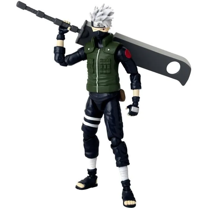 Bandai - Figurine Anime Heroes Naruto Shippuden Kakashi Hatake (Fourth Great Ninja War) - 17 cm - Figurine de collection