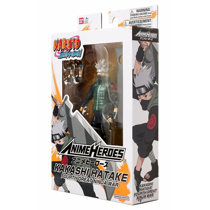 Bandai Figurine Anime Heroes Kakashi Hatake (Fourth Great Ninja War) - 17 cm