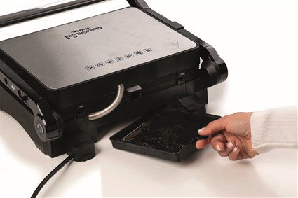 Ariete 1934 Metalgrill - Grill électrique multifonction 3 en 1 avec plaques antiadhésives et thermostat réglable pour sandwichs, viandes grillées et pizzas