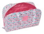 Safta Neceser à fleurs rectangulaire recyclé MOOS - Trousse de toilette - Dimensions : 31 x 14 x 19 cm