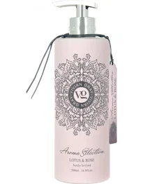 Vivian Gray Aroma Selection Lait Corporel Hydratant Lotus et Rose 500 ml