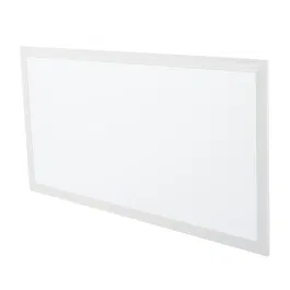 HO-LM5268-CW - Panneau LED rectangulaire 24W, 2400 Lm, Blanc Froid 6000K, 60x30 cm, Aluminium blanc, IP40, pour plafond suspendu ou Armstrong