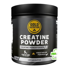 Gold Nutrition Creatine Powder Creapure 280g – Monohydrate de Créatine pour Performance Sportive