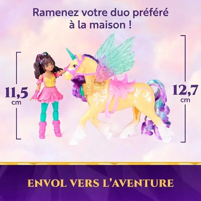 Spin Master Ava Et Leaf Ailes Magiques - Unicorn Academy