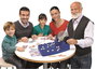 Chicos - Bingo automatique deluxe 72 cartons - Dimensions : 30 x 42 x 23 cm - Langues : espagnol, anglais