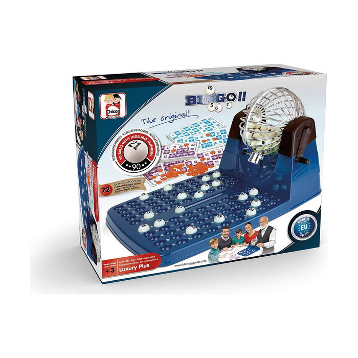 Bingo Automatique Chicos Deluxe 30 x 42 x 23 cm 72 Cartes Bingo Automatique Chicos Deluxe 30 x 42 x 23 cm 72 Cartes