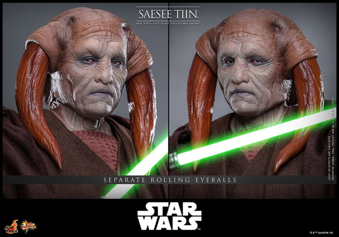 Hot Toys Saesee Tiin figurine Star Wars, épisode III : La Revanche des Sith Movie Masterpiece 1/6 (31 cm)