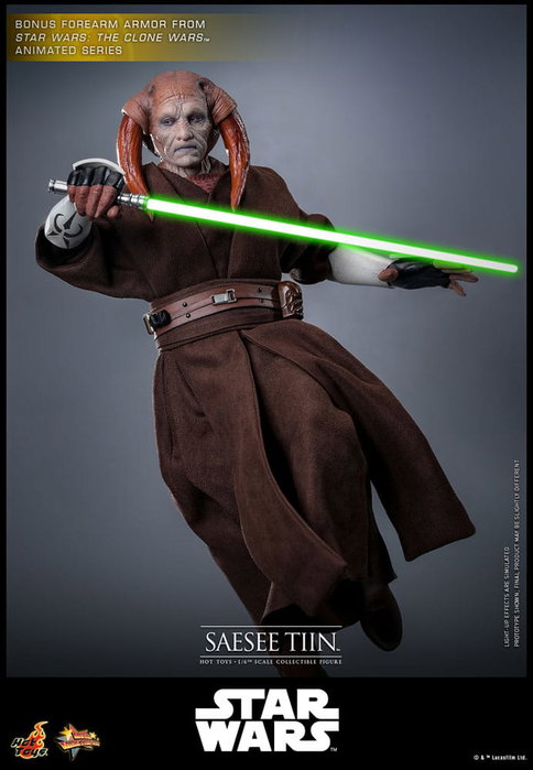 Hot Toys Saesee Tiin figurine Star Wars, épisode III : La Revanche des Sith Movie Masterpiece 1/6 (31 cm)