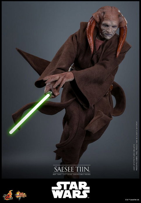 Hot Toys Saesee Tiin figurine Star Wars, épisode III : La Revanche des Sith Movie Masterpiece 1/6 (31 cm)