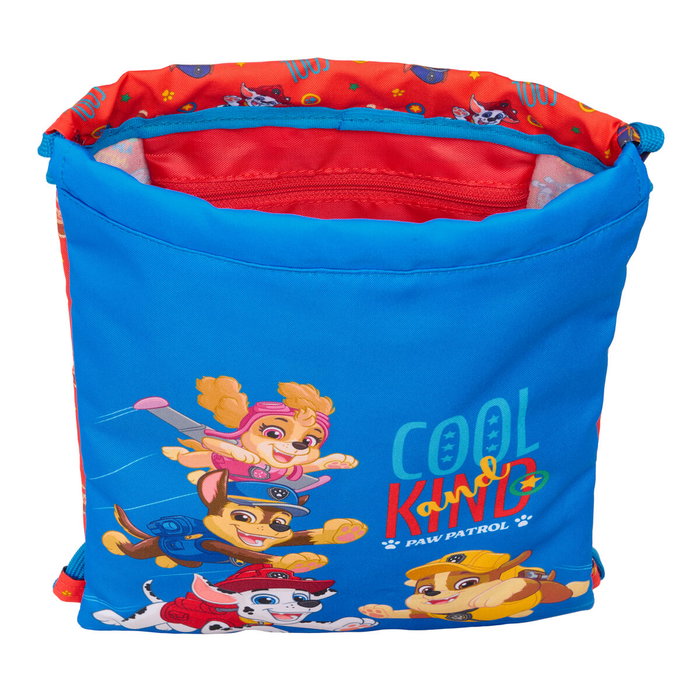 Safta Sac à dos à cordons Paw Patrol Cool Bleu Rouge