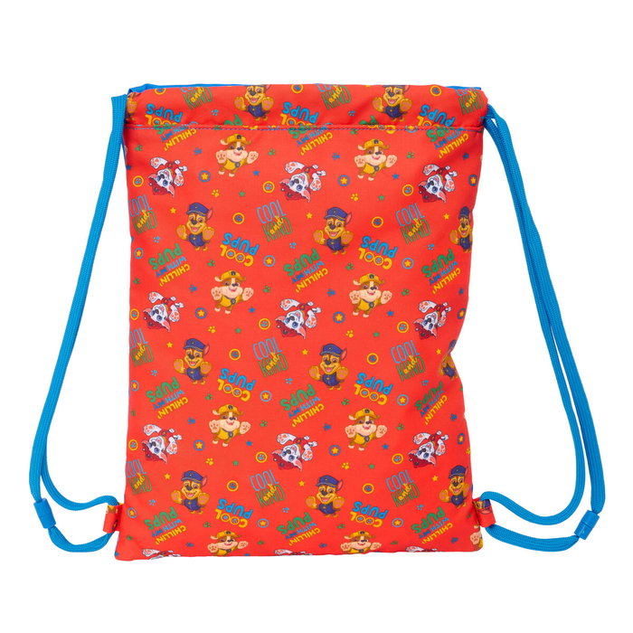 Safta Sac à dos à cordons Paw Patrol Cool Bleu Rouge