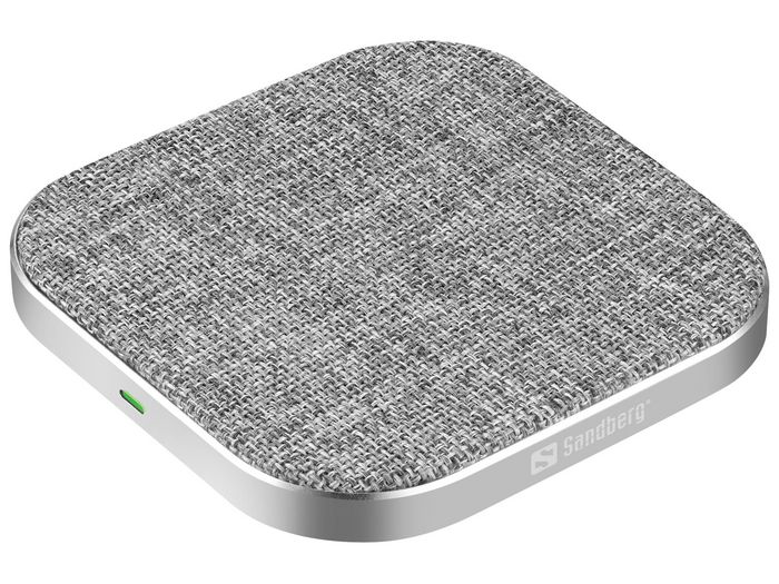 Sandberg Chargeur sans fil PAD 15W, technologie QI, pour smartphone compatible, design élégant Sandberg Chargeur sans fil PAD 15W, technologie QI, pour smartphone compatible, design élégant