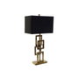 DKD Home Decor Lampe de bureau Noir et Doré en Métal