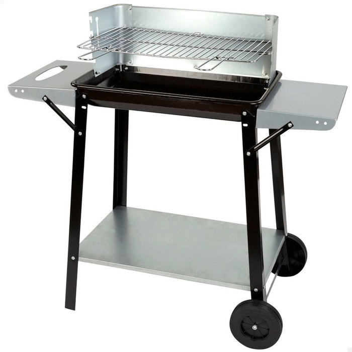 Aktive Barbecue au charbon de bois en métal émaillé Noir Aktive Barbecue au charbon de bois en métal émaillé Noir