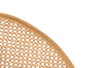 KINVARA Set de 24 sets de table ronds 38cm Beige + Marron en papier tressé