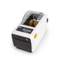 Zebra ZD4AH22-D0EE00CA, Imprimante d'étiquettes de bureau compacte ZD411, 203 dpi, connectivité USB, Ethernet et Bluetooth LE 5, avec cordons UE/UK et police Suisse
